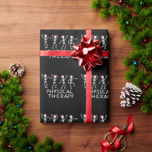 Physical Therapist Skeleton Christmas DPT Student Cadeaupapier (Feestdagen Geschenken)