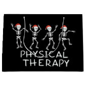 Physical Therapist Skeleton Christmas DPT Student Groot Cadeauzakje (Voorkant)
