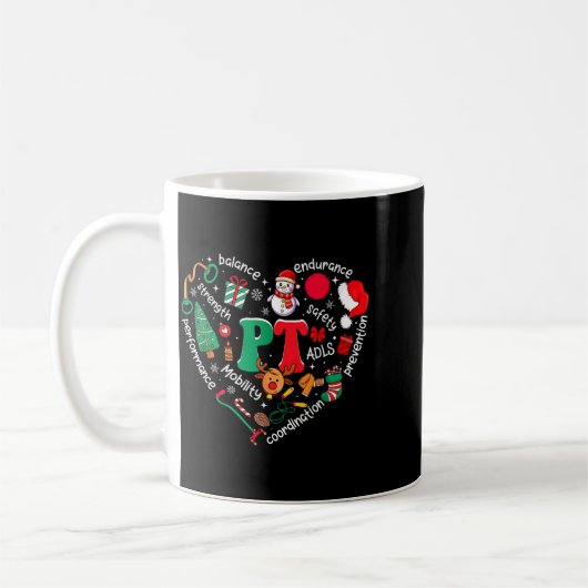 Physical Therapy Christmas Heart Pt Therast Xmas M Koffiemok (Links)