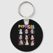 Physical Therapy Christmas Shirt Pt Christmas Snow Sleutelhanger (Voorkant)