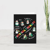 Physical Therapy Christmas Snowman Pt Physical The Kaart (Voorkant)