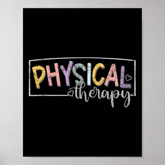 Physical Therapy Funny Physical Therast Pt Therast Poster (Voorkant)