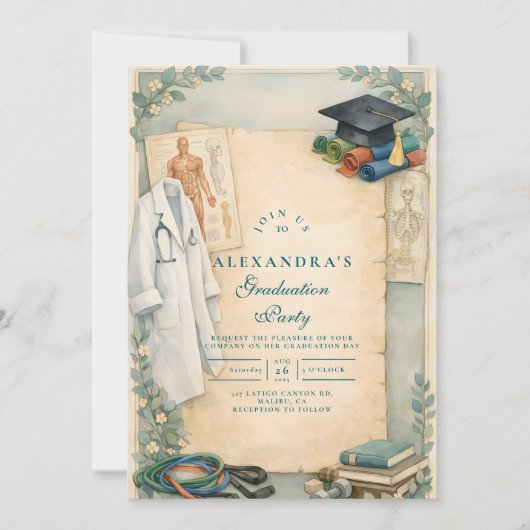 Physical Therapy Graduation Kaart (Voorkant)