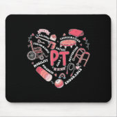 Physical Therapy Pt Valentine Heart Shape Physical Muismat (Voorkant)