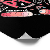 Physical Therapy Pt Valentine Heart Shape Physical Poster (Hoek)