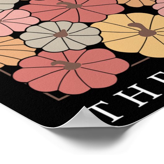 Physical Therapy Pumpkin Fall Pt Therapist Thanksg Poster (Hoek)