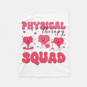 Physical Therapy Squad Valentines Day Pt Pta Vale  Fleece Deken (Voorkant)