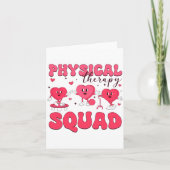 Physical Therapy Squad Valentines Day Pt Pta Vale Kaart (Voorkant)