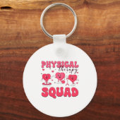 Physical Therapy Squad Valentines Day Pt Pta Vale Sleutelhanger (Voorkant)