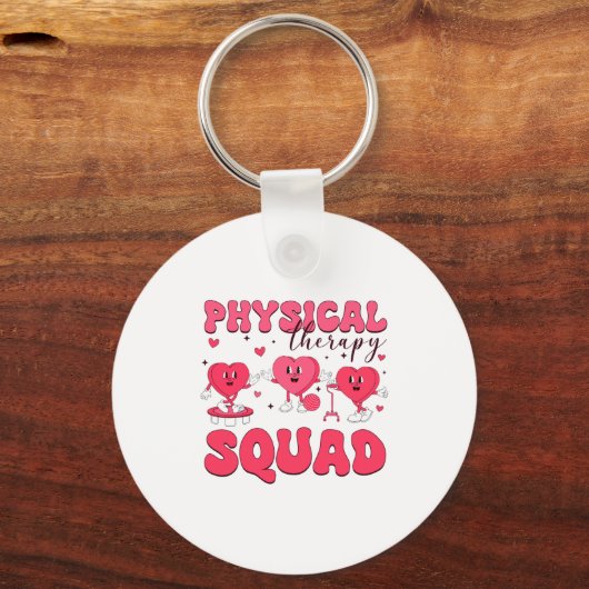 Physical Therapy Squad Valentines Day Pt Pta Vale  Sleutelhanger (Voorkant)