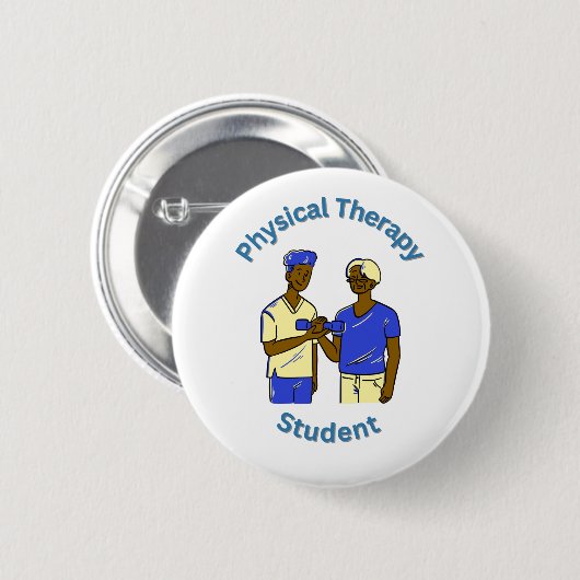 Physical Therapy Student Ronde Button 5,7 Cm (Voorkant /achterkant)