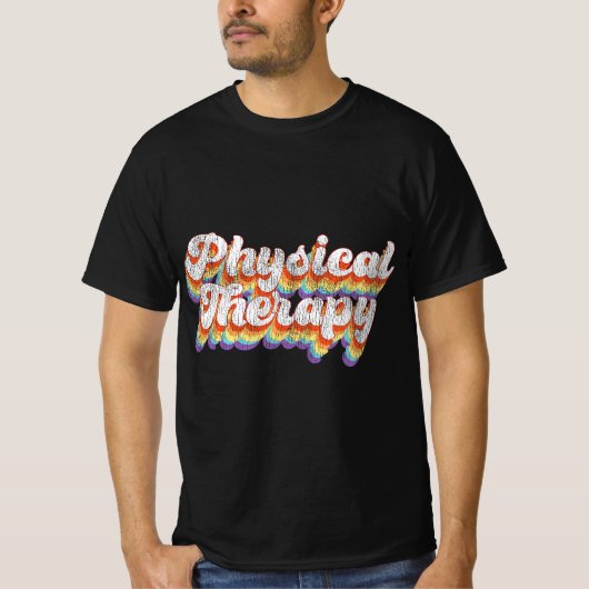 Physical Therapy Therapist Assistant Retro Vintage T-shirt (Voorkant)