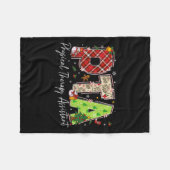 Physical Therapy Therast Istant Pta Santa Christma Fleece Deken (Voorkant (Horizontaal))