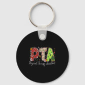 Physical Therapy Therast Istant Pta Santa Christma Sleutelhanger (Voorkant)