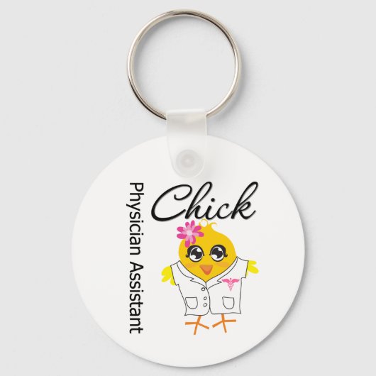 Physician Assistant Chick v2 Sleutelhanger (Voorkant)