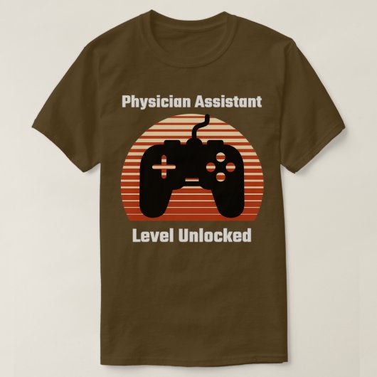 Physician Assistant Level Unlocked Gift Classic TS T-shirt (Design voorkant)