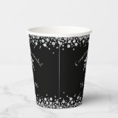 Physician Assistant PA Graduation Black Silver Papieren Bekers (Rechts)