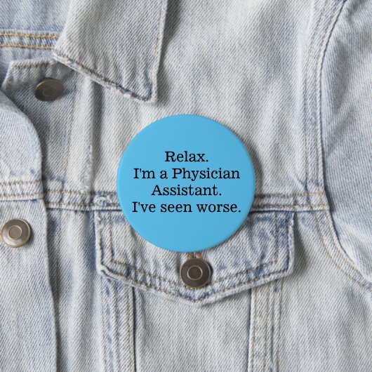 Physician Assistant pin Ronde Button 7,6 Cm (In situ)