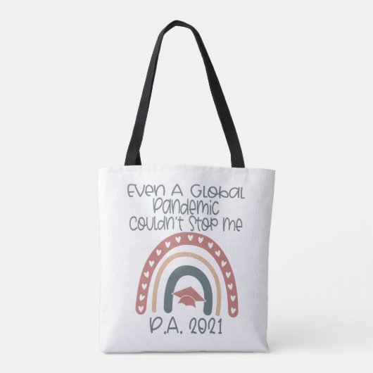 Physicians Assistant Afstuderen 2021 PA Cadeau Tote Bag (Achterkant)