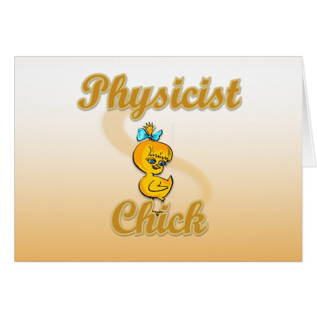 Physicist Chick (Voorkant Horizontaal)