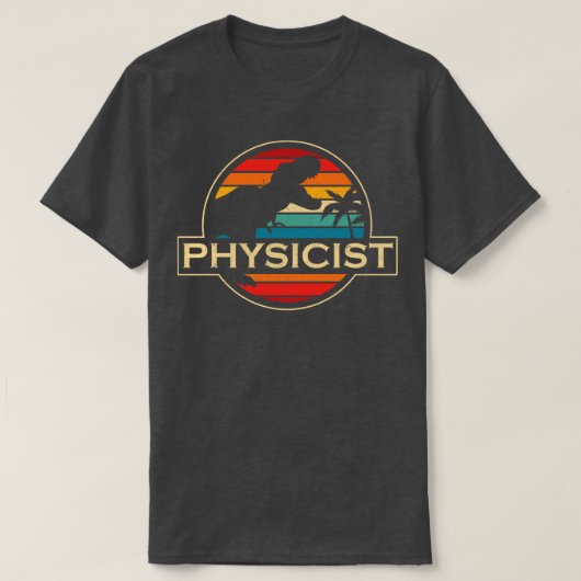 Physicist Dinosaur T-shirt (Design voorkant)