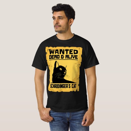 Physicist - Funny Physics Student Schrodingers Cat T-shirt (Voorkant volledig)