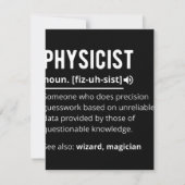 physicist save the date (Voorkant)