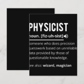 physicist save the date (Voorkant / Achterkant)