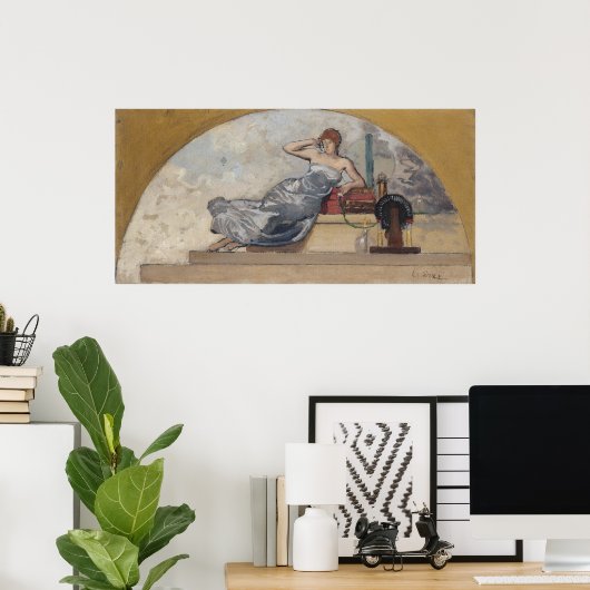 Physics, 1889 poster (Thuiskantoor)