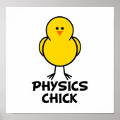 Physics Chick Poster (Voorkant)