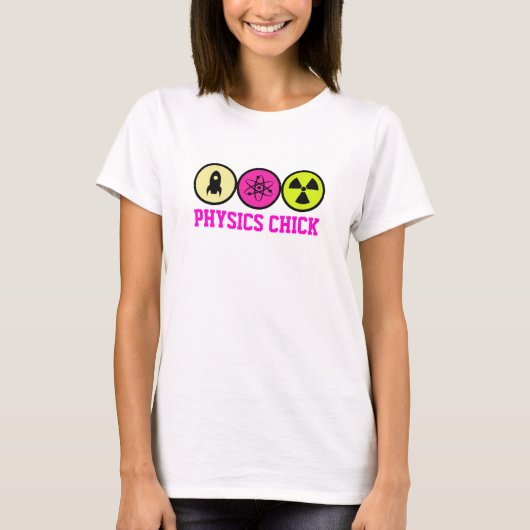 Physics Chick T-shirt (Voorkant)