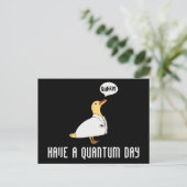 Physics Duck Briefkaart (Staand voorkant)