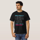 Physics formula Joke funny Math T-shirt (Voorkant volledig)