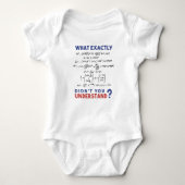 Physics formula Joke Romper (Voorkant)