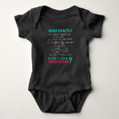 Physics formula Joke Romper (Voorkant)