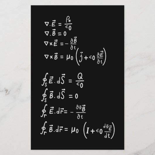 Physics Formula Square Sticker Invitation (Voorkant)
