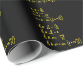 Physics Formula Square Sticker Invitation Cadeaupapier (Rol Hoek)