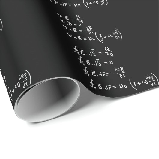 Physics Formula Square Sticker Invitation Cadeaupapier (Rol Hoek)