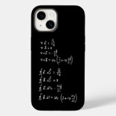 Physics Formula Square Sticker Invitation Case-Mate iPhone Case (Achterkant)