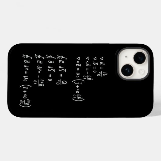 Physics Formula Square Sticker Invitation Case-Mate iPhone Case (Achterkant (horizontaal))