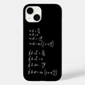 Physics Formula Square Sticker Invitation Case-Mate iPhone Case (Achterkant)