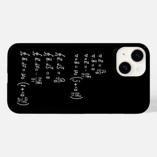 Physics Formula Square Sticker Invitation Case-Mate iPhone Case (Achterkant (horizontaal))