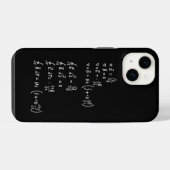 Physics Formula Square Sticker Invitation iPhone Hoesje (Achterkant horizontaal)