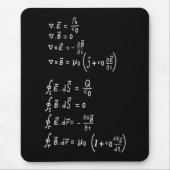 Physics Formula Square Sticker Invitation Muismat (Voorkant)