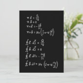 Physics Formula Square Sticker Kaart (Staand voorkant)