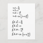 Physics Formula T-Shirt Invitation Square Sticker Briefkaart (Voorkant)