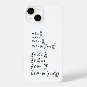 Physics Formula T-Shirt Invitation Square Sticker Case-Mate iPhone 14 Hoesje