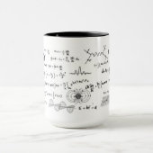 Physics formulas and diagrams Coffe Mug Mok (Midden)