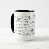 Physics formulas and diagrams Coffe Mug Mok (Voorkant links)