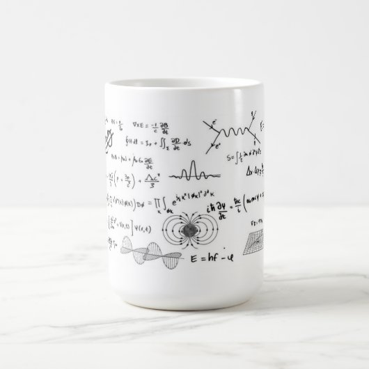Physics Formulas Coffe Mug Koffiemok (Center)